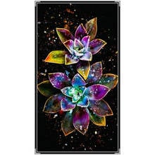 Quadrado completo broca redonda 5d diy pintura diamante "flores suculentas" 3d bordado ponto cruz mosaico strass decoração da sua casa 2024 - compre barato