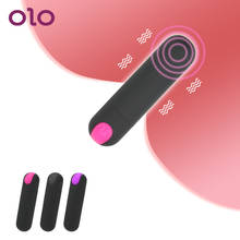 Olo-mini vibrador, com 10 velocidades, poderoso design de dedo, forte vibração, massageador do ponto g, brinquedos sexuais para mulheres, recarregável por usb 2024 - compre barato