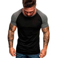 Plus Size M-3XL men t shirt Summer Casual Slim Short Sleeve t-shirts Solid O-Neck tshirt men New Streetwear Tops Tee Shirt Homme 2024 - buy cheap