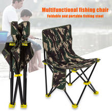 Hihg-Silla de pesca plegable multifuncional, asiento para acampar, pescar al aire libre, N66 2024 - compra barato