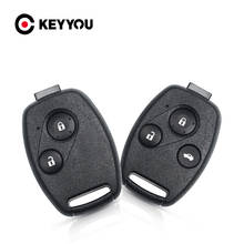 KEYYOU 2/3/4 Button Remote Car Key Shell Fob Cover Case For Honda Accord CRV Pilot Civic 2003 2007 2008 2009 2010 2011 2012 2013 2024 - buy cheap