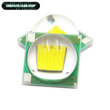 Lâmpada led 50 peças por lote 5w, potência completa t6 5050, contas de lâmpada 65mil lanterna led diodo chip luz fria branco vermelho azul verde