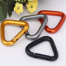 Carabiner Metal Triangle Aluminum Alloy Buckle Portable Outdoor Accessories Keychain Carabiner Hook for Camping Hiking 2024 - buy cheap