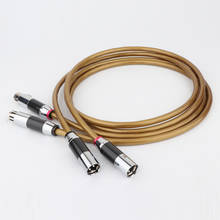 HI-End Hexlink GOLDEN 5-C Copper HIFI XLR Cable Pure OCC HIFI Dual XLR Male to Female Interconnect Cable 2024 - buy cheap