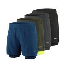 Pantalones cortos deportivos 2 en 1 para hombre, Shorts para correr, entrenamiento, secado rápido, para gimnasio 2024 - compra barato