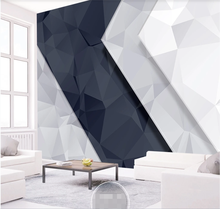 Xuesu papel de parede moderno minimalista três dimensional geométrico fundo de tv mural de parede personalizado 3d/5d/8d 2024 - compre barato