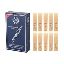 10pcs/ Box Saxophone Reeds Normal Level Bb Soprano Saxophone Sax Reeds Strength 2.0/ 2.5/ 3.0 Woodwind Instrument Parts 2024 - buy cheap