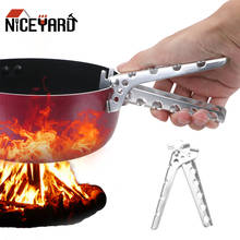 NICEYARD Pot Pan Gripper Holder Bowl Gripper Camping Pot Pan Gripper Handle Anti-hot  Pot Clip  Aluminium Alloy 2024 - buy cheap