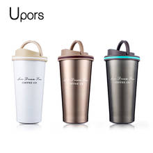 UPORS 500ML Portable Coffee Mug Stainless Steel Thermos Cups Thermocup Vacuum Flask thermo Water Bottle Travel Tea Mug Tumbler 2024 - buy cheap