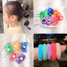Cintas elásticas pequeñas y coloridas para el pelo para niñas, bandana de goma con bolsas, accesorios para el cabello, 50 Uds. 2024 - compra barato