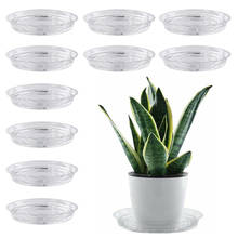 10pcs Plastic Garden Flower Pot Plant Saucers Water Tray Base Indoor Outdoor Accessory Round Plant Flower Pot 2024 - buy cheap