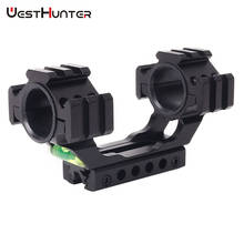 WESTHUNTER One Piece Cantilever Scope Mounts 25.4mm/30mm Optical Sight Rings Bubble Level Picatinny 20mm Rail Hunting Mount 2024 - buy cheap