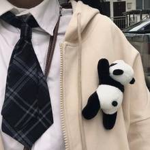 2020 New Design Plush Stuffed Doll Cute Cartoon Plush Panda Brooch Pin Buckle Clothes Lapel Backpack Decor Toy Gift for lover 2024 - buy cheap