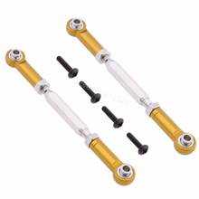2pcs Aluminum Rear Upper Steering Linkage Rod For RC 1:10 Electric Himoto E10 E10XT E10XTL Katana Truggy Parts 33606 2024 - buy cheap