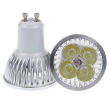 Lâmpada led superbrilhante, 9w, 12w, 15w, gu10, 220v, branco quente, branco frio, regulável, mr16, 10 unidades 2024 - compre barato