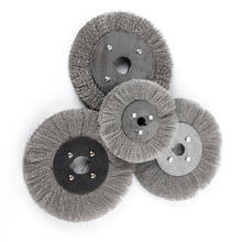 0.15/0.3mm Stainless Steel Wire Wheel Brush 3"-10" Flat Type for Bench Grinder Polishing Abrasive Tool Metal wood Deburring 2024 - buy cheap