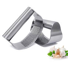 Silver Chopper Mincer Portable Garlic Masher 1Pcs Kitchen Supplies Garlic Presses Ginger Crusher Manual 304 Stainless Steel 2024 - buy cheap