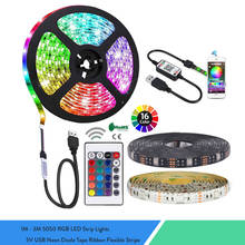1M 2M 3M RGB LED Strip Lights 5V USB Neon Diode Tape Ribbon Flexible Stripe Backlight 5050 SMD for TV PC Screen Decor 2024 - buy cheap
