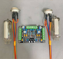 Kit de placa de controlador de tubo 6E2, indicador de nivel fluorescente de doble canal, amplificador de potencia de Audio DIY, DC 12V 2024 - compra barato