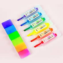 6Pcs Creative Cute Mini High Capacity Highlighter Hand Account Pen Child Gifts Marker Pen Office&School Supplies Wholesale 2024 - buy cheap