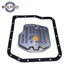 WOLFIGO Transmission Oil Filter & Pan Gasket For TOYOTA CAMRY Scion LEXUS ES300 3533006010 57710-26218 5771026218 35168-21011 2024 - buy cheap