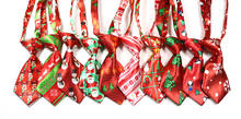 10 шт. рождественские аксессуары для собак галстук/шейный галстук для собак кошек щенков галстуки-бабочки для маленьких собак 2024 - купить недорого