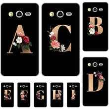 For Samsung Galaxy J1 Ace J110 J110F J1 Ace Neo J111F J110 J110H 4.3" Case Cute Lovely Cartoon Flowers Black Letters Cover 2024 - buy cheap