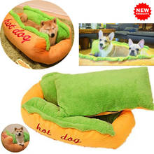 NEW Long Plush Super Soft Pet Bed Kennel Dog Round Cat Winter Warm Sleeping Bag Puppy Cushion Mat Portable Cat Accessories 2024 - buy cheap