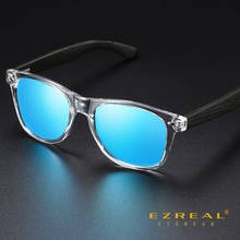 ZEREAL-gafas de sol polarizadas para hombre y mujer, lentes de bambú negro, protección UV400 2024 - compra barato