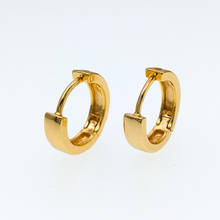 1.5cm Gold Hoop Earrings for Baby Kids Jewelry Women Earings Boucle D'oreille Bebe Orecchini Donna Kolczyki Oorbellen E0983 2024 - buy cheap