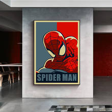 Marvel super-herói pintura em tela vingadores spiderman cartazes e impressões em quadrinhos na arte da parede para sala de estar decoração casa imagem 2024 - compre barato