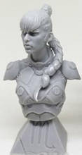 1/12 ancient fantasy woman warrior bust  (WITH BASE )Resin figure Model kits Miniature gk Unassembly Unpainted 2024 - buy cheap