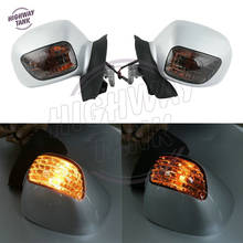 Зеркало заднего вида для мотоцикла, со светодиодной подсветкой, для Honda Goldwing GL 1800 2001 2002 2003-2011 2024 - купить недорого