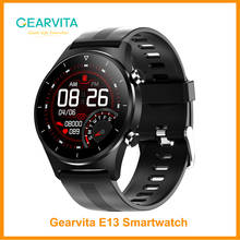 Gear vita-smartwatch e13, masculino, relógio inteligente à prova d'água, ip68, monitoramento de frequência cardíaca, lembrete e sono, para huawei, android, ios, pk, gt2 pro 2024 - compre barato