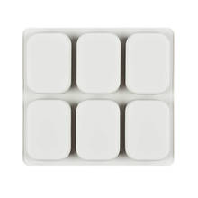 Moldes rectangulares de silicona para hacer jabón, herramientas de cocina, manualidades, novedad, 6 agujeros 2024 - compra barato