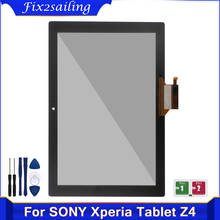 Novo digitalizador de tela de toque de 10.1 polegadas para sony xperia tablet z4 sgp712 sgp771. sensores de digitalizador de vidro frontal, substituição de peças para tablet pc 2024 - compre barato