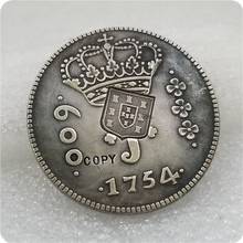 1754 Brasil 640 REIS ND (1809) Copia de monedas 2024 - compra barato