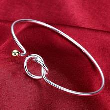 Nova moda jóias 925 prata & cor do ouro em forma redonda pulseira pulseiras para mulheres sieraden qualidade superior 2024 - compre barato