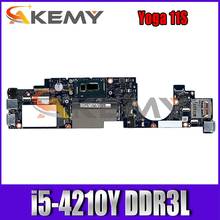 For Lenovo Yoga 11S laptop motherboard AIUU0 NM-A191 motherboard 90004935 CPU i5-4210Y DDR3L tested 100% work Mainboard 2024 - buy cheap