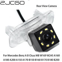 Zjcgo-câmera de estacionamento com visão traseira, à prova d'água, para mercedes benz a, b, clsa, w169, w245, a160, a180, a200, b180, b200 2024 - compre barato