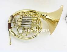 New Arrival French Horn Brass Gold Lacquer Double 4 Key FB Key b / f Tone With Mouthpiece Case Free Shipping 2024 - buy cheap