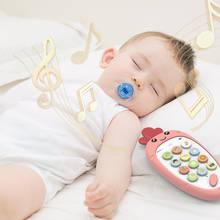 NEW Baby Bilingual Phone Teether Music Early Childhood Educational Toys Learning Mobile Phone Baby Sleeping Auxiliary Toy 2024 - buy cheap