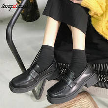 Mary Jane Shoes Girls Japanese School Jk Uniform Accessories Lolita Shoes College Gothic PU Leather Platform High Quality Shoe 2024 - buy cheap