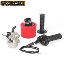 Carburador de ar para motocicleta, carburador de 19mm com filtro de ar de 35mm para atv quad dirt pit motor bike kart 50cc 70cc 90cc 110cc 125cc 2024 - compre barato