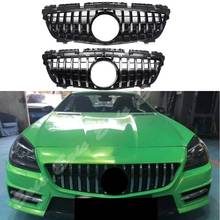 Car Front Racing Grill Billet Bumper Upper Grille For Mercedes-Benz SLK-Class R172 2011 2012 2013 2014 2015 2024 - buy cheap