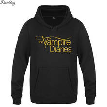 Hoodies Men Vampire Diaries Letter Printed Mens Hoodie Fleece Long Sleeve Men's Sweatshirt Sweat Moletom Skate Sudadera Hombre 2024 - buy cheap