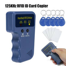 Handheld 125KHz RFID Duplicator Copier Writer Programmer Reader + EM4305 T5577 6 Keys 6 Cards Rewritable ID Keyfobs Tags Card 2024 - buy cheap