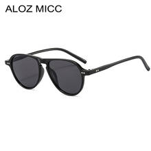 ALOZ MICC Rivets Square Sunglasses Women Vintage Plastic Frame Black Sun Glasses Female Brand Designer Retro Glasses Punk UV400 2024 - buy cheap