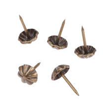 Tachuelas de tapicería de Bronce Antiguo, tachuelas de hierro para joyería, caja de regalo, accesorios para muebles, 11x17mm, 100 Uds. 2024 - compra barato