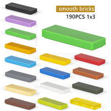 Moc Creative Enlighten Brick 1x3 190 piezas DIY Enlighten Classic smooth bloques de construcción compatibles con partículas de ensamblaje 2024 - compra barato